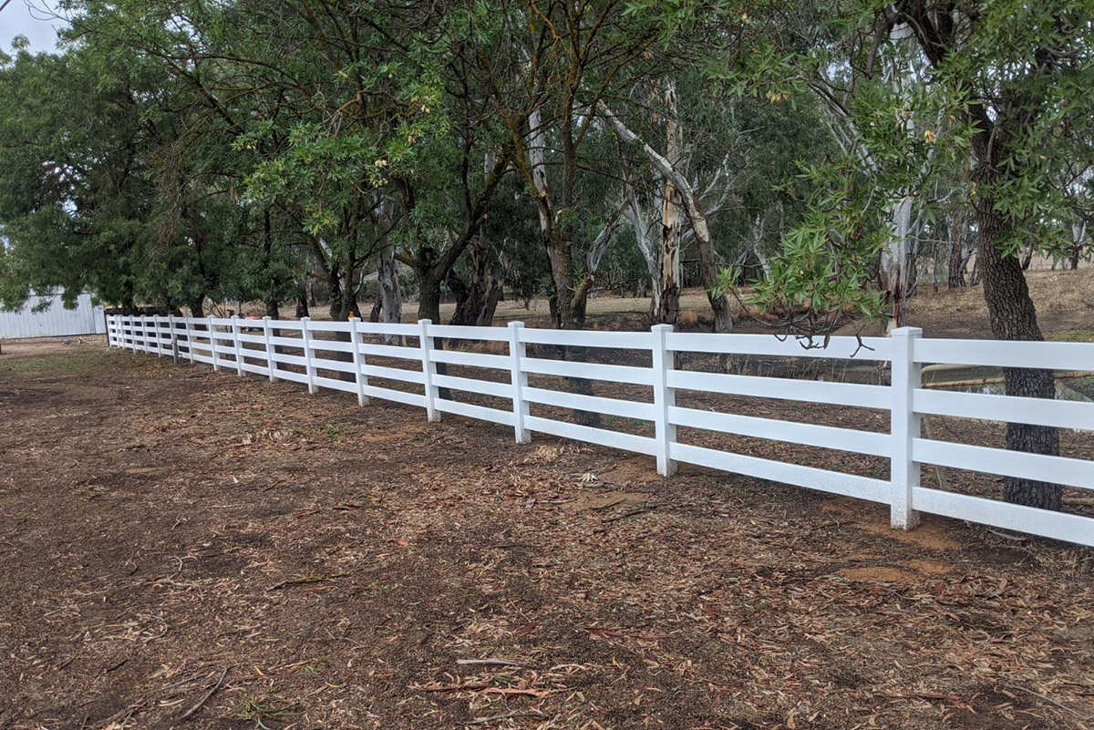 PVC Paddock Fencing